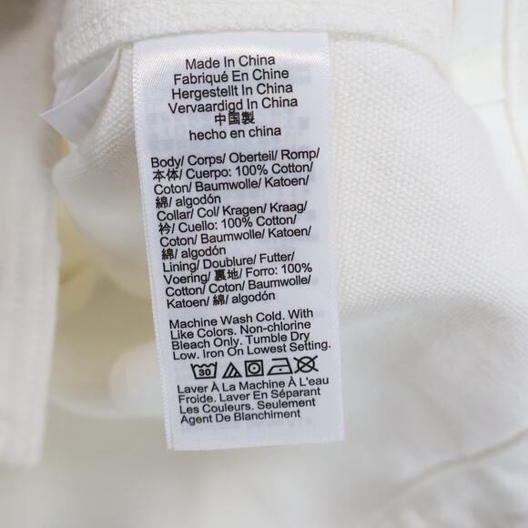 J.Crew Women's Barn Patch Pocket Canvas Jacket Ivory Size Medium NWT - Picture 9 of 9